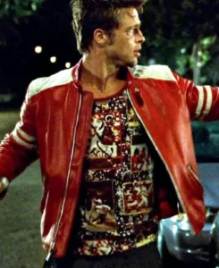 Fight Club Tan Brown Leather Jacket