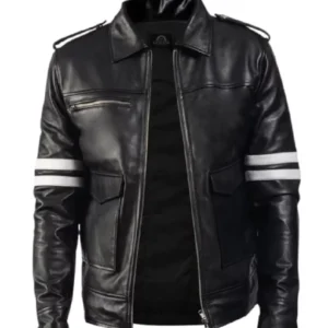 Men's Black Mercer Prototype Leather Jacket