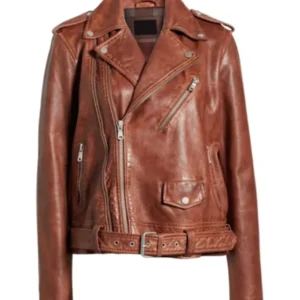 Men’s Brown Genuine Motorcycle Jacket - Trendy Leather Jackets