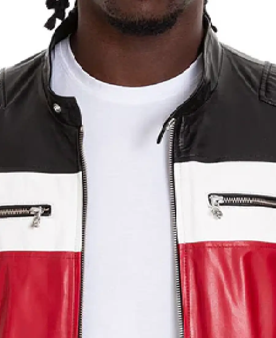 Men's The Martos Leather Jacket Collar