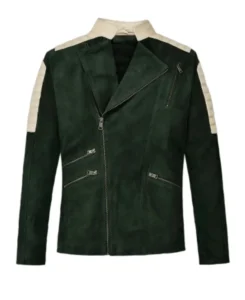 Men’s Timber Olive Padded Leather Jacket