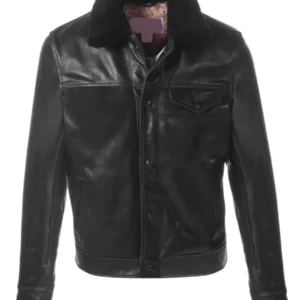 Shop The Men's Buffalo Trucker Leather Jacket