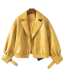 Women’s Edgy Fashion Moto Leather Jacket